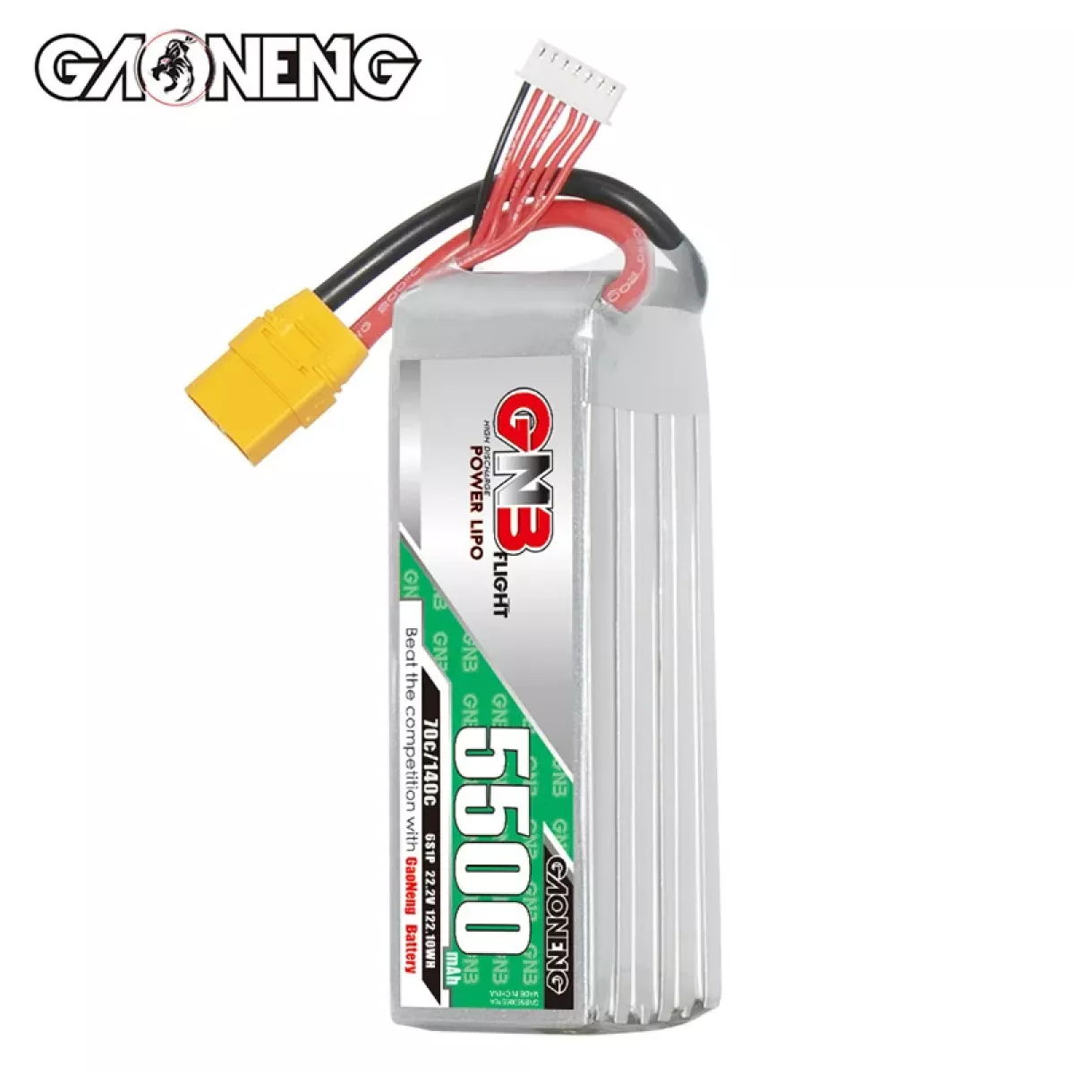 Аккумулятор GaoNeng GNB 6S 22.2V 5500mAh Lipo для FPV дрона Аккумулятор GaoNeng GNB 6S 22.2V 5500mAh Lipo для FPV дрона