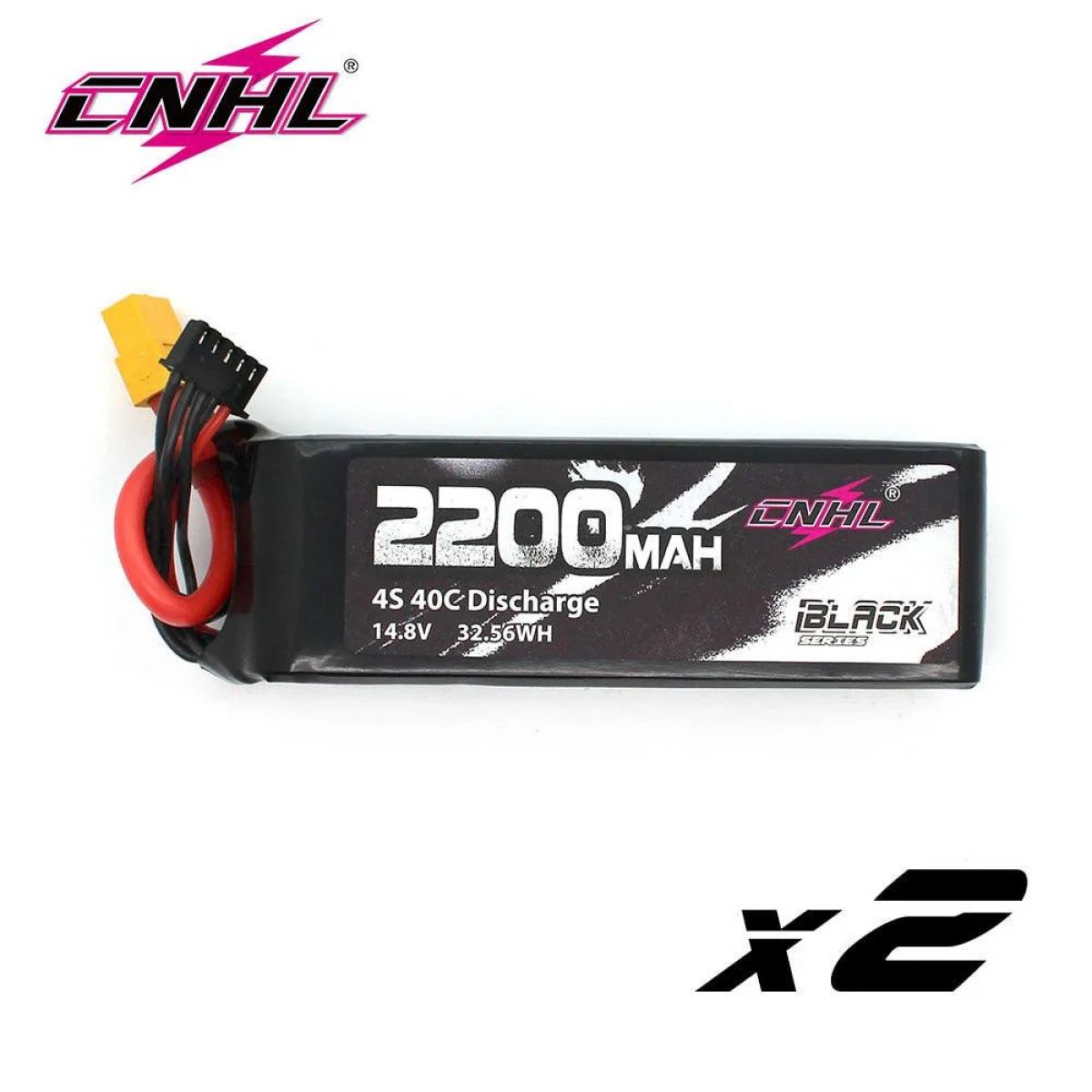 2 шт. аккумуляторов CNHL 2200мАч 3S/4S/6S 11.1В/14.8В/22.2В LiPo с XT60 для RC, FPV, дронов, самолетов 2 шт. аккумуляторов CNHL 2200мАч 3S/4S/6S 11.1В/14.8В/22.2В LiPo с XT60 для RC, FPV, дронов, самолетов