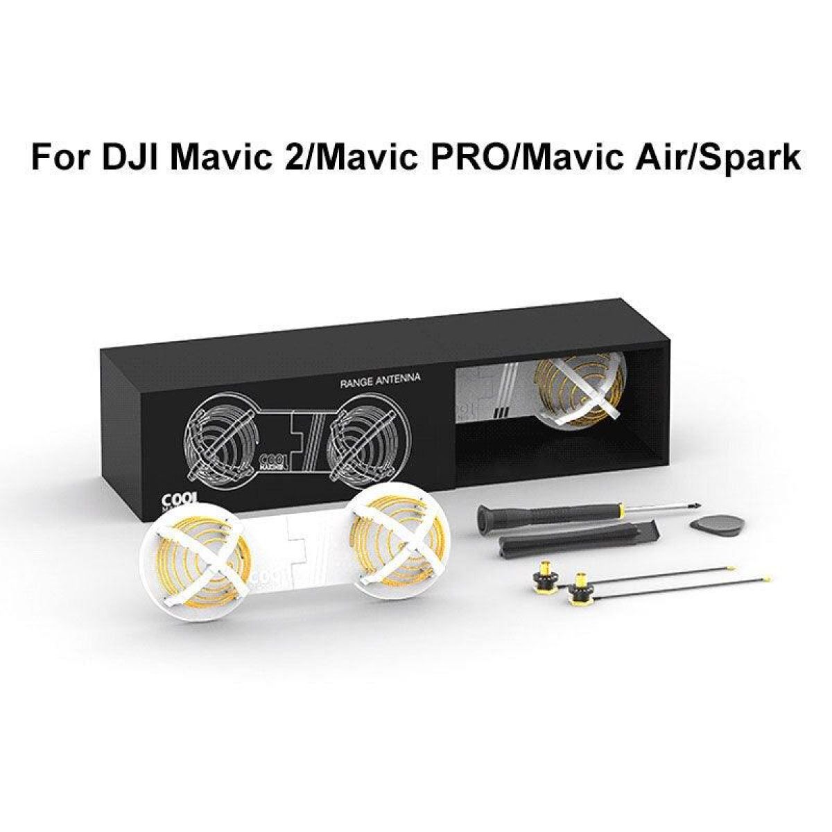 Антенна с ДУ и усилением сигнала для DJI Mavic, Spark, Phantom 3/4/4PRO, Air, Mavic 2 Pro/Zoom Антенна с ДУ и усилением сигнала для DJI Mavic, Spark, Phantom 3/4/4PRO, Air, Mavic 2 Pro/Zoom