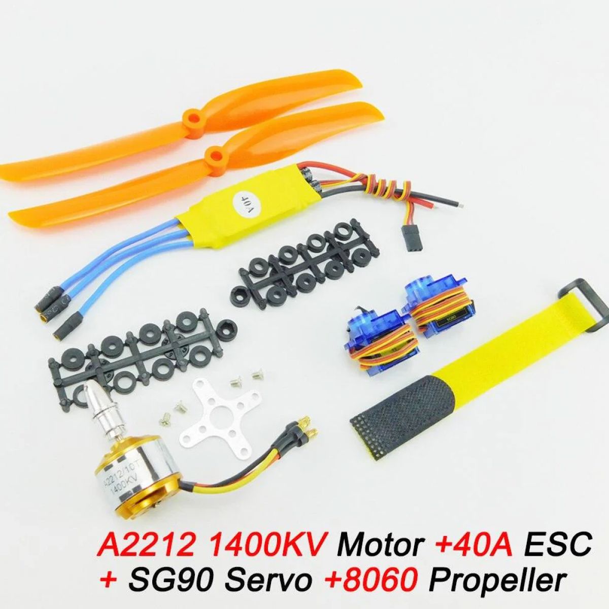 Бесщеточный мотор A2212 2200KV/1400KV/1000KV, ESC 30A/40A BLHeli, SG90 9G серво для авиамоделей Бесщеточный мотор A2212 2200KV/1400KV/1000KV, ESC 30A/40A BLHeli, SG90 9G серво для авиамоделей