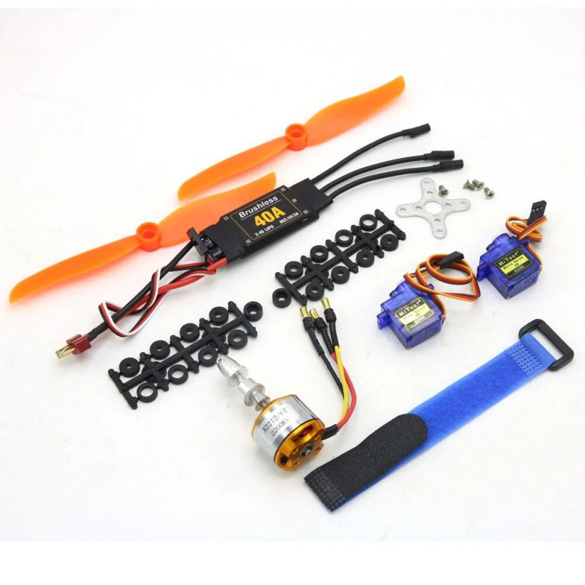Бесщеточный мотор A2212 2200KV/1400KV/1000KV, ESC 30A/40A BLHeli, SG90 9G серво для авиамоделей Бесщеточный мотор A2212 2200KV/1400KV/1000KV, ESC 30A/40A BLHeli, SG90 9G серво для авиамоделей