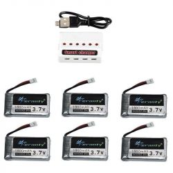 Аккумулятор 3.7В 1800мАч 903052 и зарядка для квадрокоптеров Syma X5 X5C X5SW X5SC X5S M18 H5P