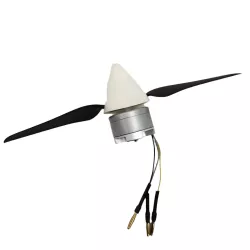 Бесщёточный мотор 1806 2450KV 3S с складным винтом 5,5" для планера RC 1100 мм