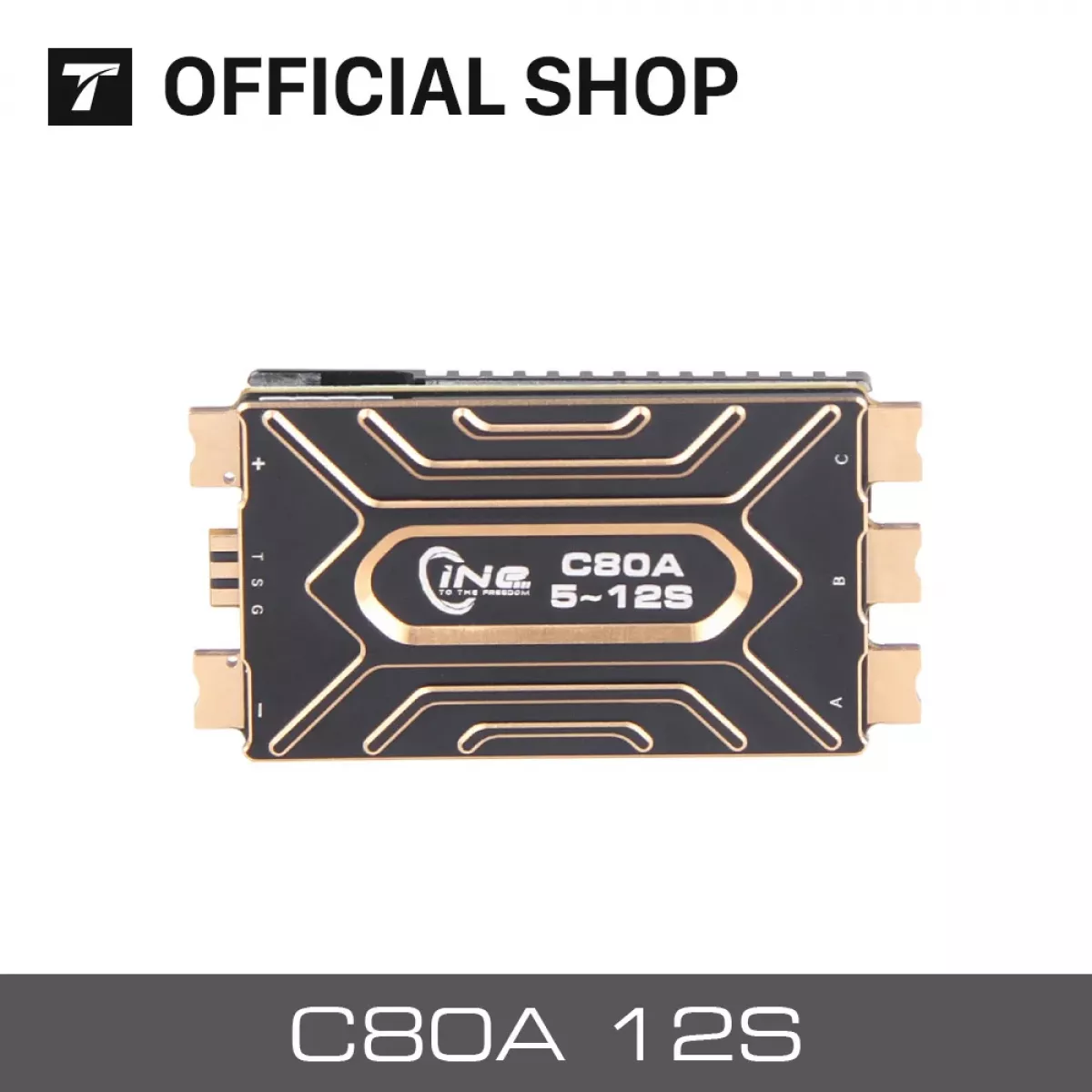Регулятор скорости T-MOTOR C80A 5-12S BLHeli 32 CINE, вес 31.2 г Регулятор скорости T-MOTOR C80A 5-12S BLHeli 32 CINE, вес 31.2 г
