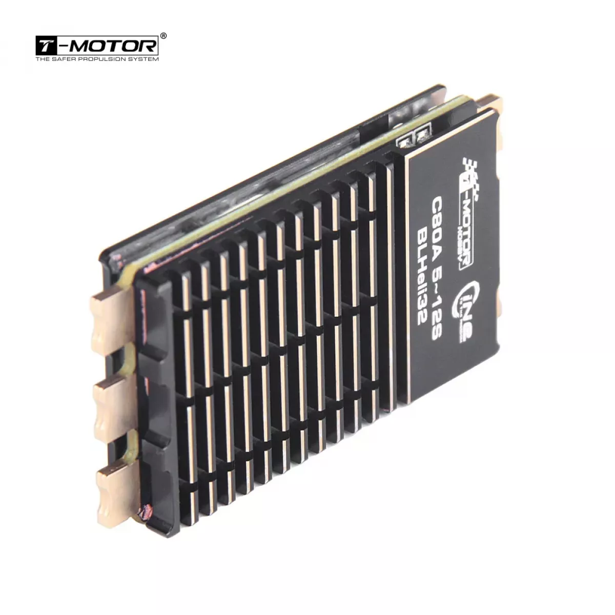 Регулятор скорости T-MOTOR C80A 5-12S BLHeli 32 CINE, вес 31.2 г Регулятор скорости T-MOTOR C80A 5-12S BLHeli 32 CINE, вес 31.2 г