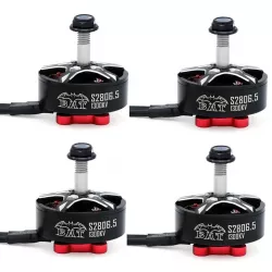 Бесколлекторный мотор Surpass Hobby BAT S2806.5 1300KV/1700KV 3-6S для FPV дронов 5-6", стальной вал