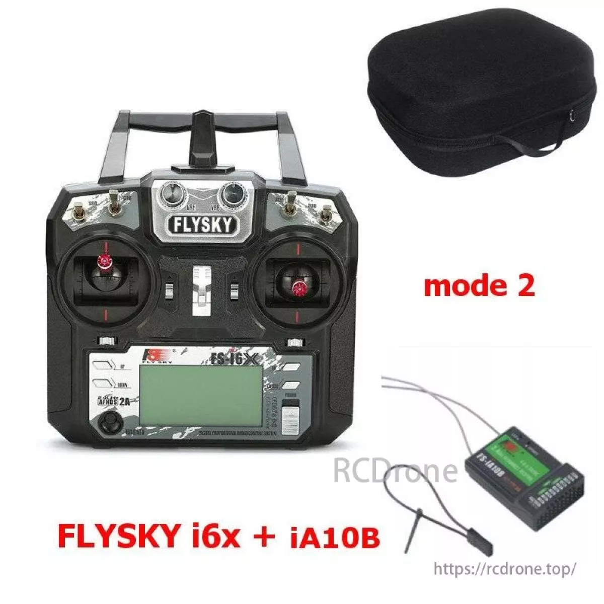 FLYSKY FS-i6X AFHDS 2A пульт 10 каналов 2.4ГГц + X6B/IA6B/IA10B приемник для самолёта, дрона, FPV FLYSKY FS-i6X AFHDS 2A пульт 10 каналов 2.4ГГц + X6B/IA6B/IA10B приемник для самолёта, дрона, FPV