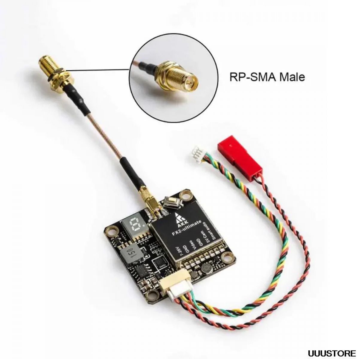 AKK FX2 Ultimate 5.8ГГц 40CH FPV видеопередатчик 25/200/600/1000мВт для FPV дрона и квадрокоптера AKK FX2 Ultimate 5.8ГГц 40CH FPV видеопередатчик 25/200/600/1000мВт для FPV дрона и квадрокоптера