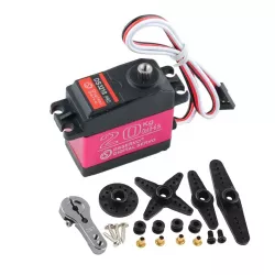 Серво DS3218 PRO 20КГ 180/270° IP66 металл для 1/8 1/10 RC авто