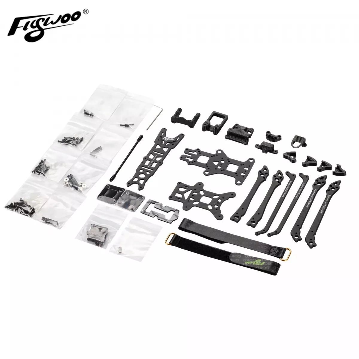 FLYWOO Explorer LR O3 4-дюймовый FPV каркас для квадрокоптера FLYWOO Explorer LR O3 4-дюймовый FPV каркас для квадрокоптера
