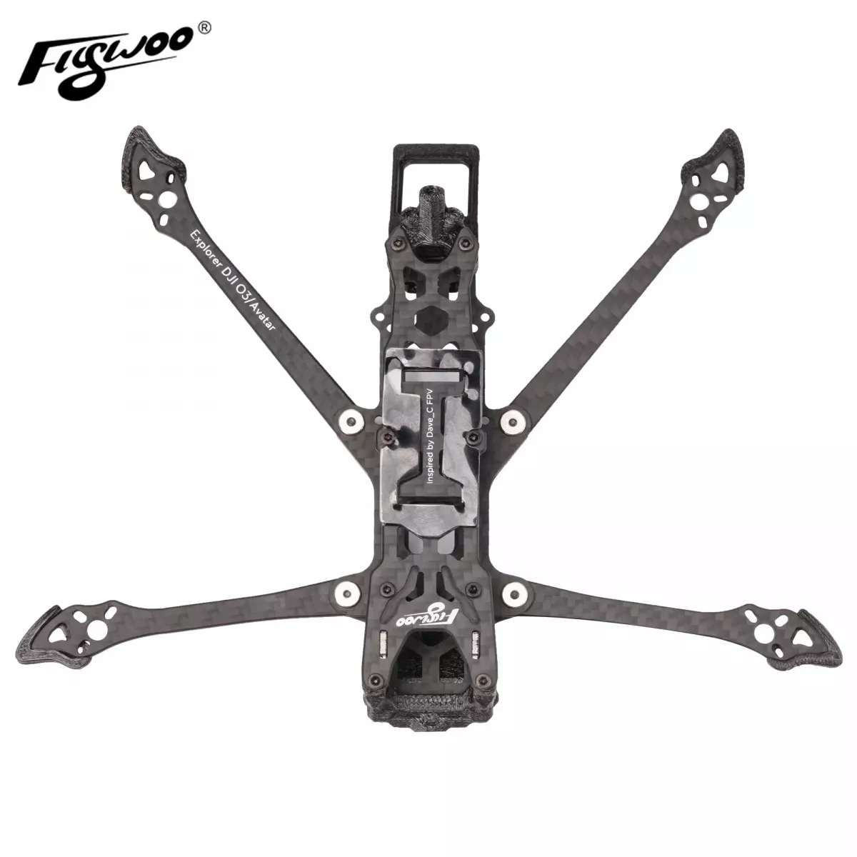FLYWOO Explorer LR O3 4-дюймовый FPV каркас для квадрокоптера FLYWOO Explorer LR O3 4-дюймовый FPV каркас для квадрокоптера