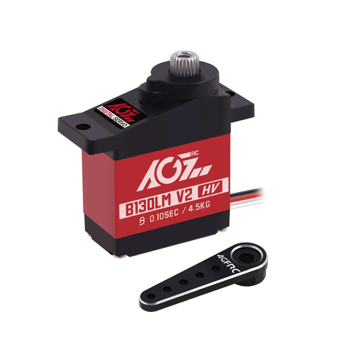 AGFRC B13DLM V2 - 4.5КГ, 13г, титановые шестерни, 6.0V, цифровой микро сервопривод для мини RC моделей AGFRC B13DLM V2 - 4.5КГ, 13г, титановые шестерни, 6.0V, цифровой микро сервопривод для мини RC моделей