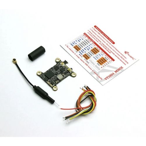 PandaRC VT5804 MINI X VTX - 5.8ГГц 25-400мВт, OSD, аудио, видеопередатчик для FPV дрона