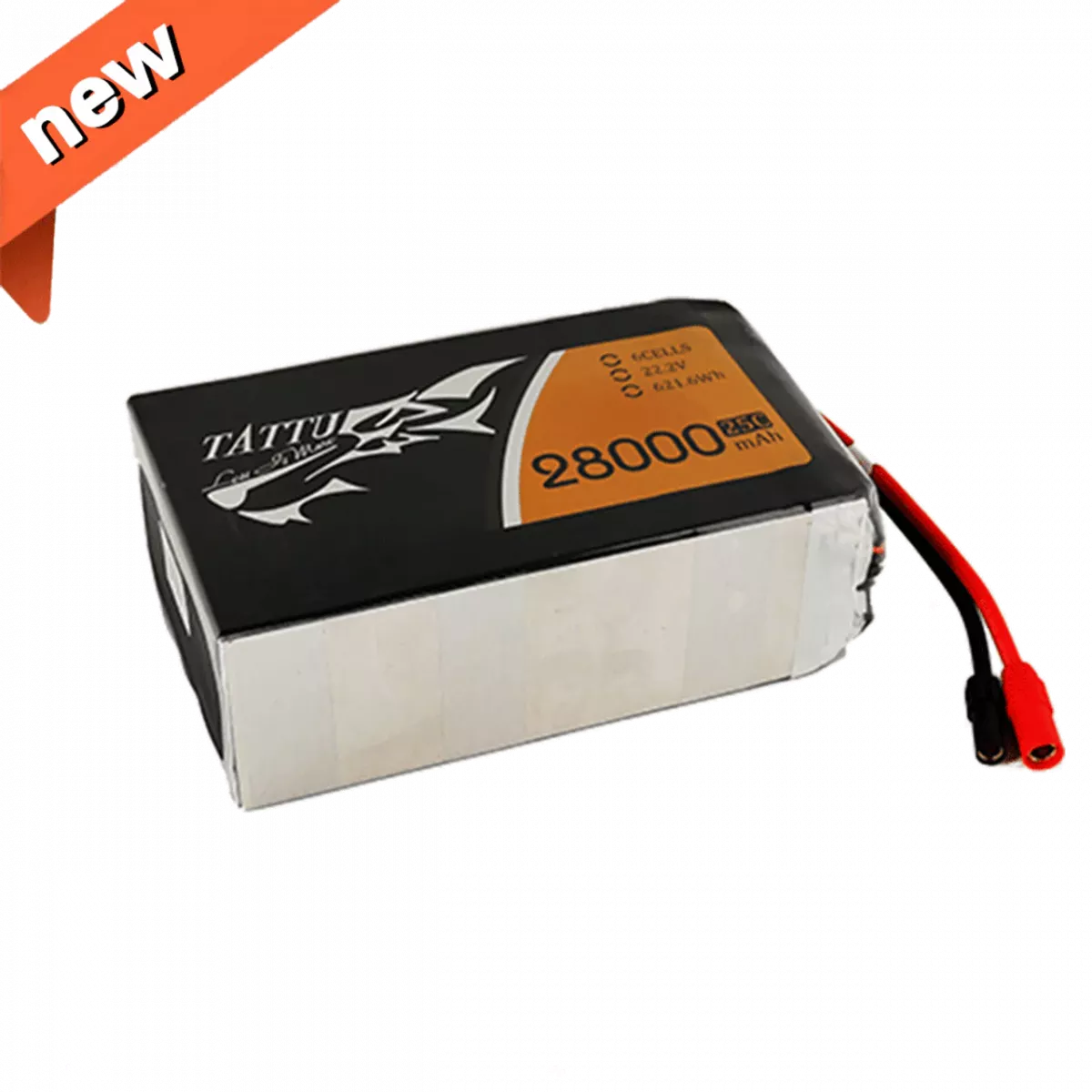 Аккумулятор LiPo Tattu 28000mAh 6S 25C 22.2V с разъемами AS150 и XT150 Аккумулятор LiPo Tattu 28000mAh 6S 25C 22.2V с разъемами AS150 и XT150