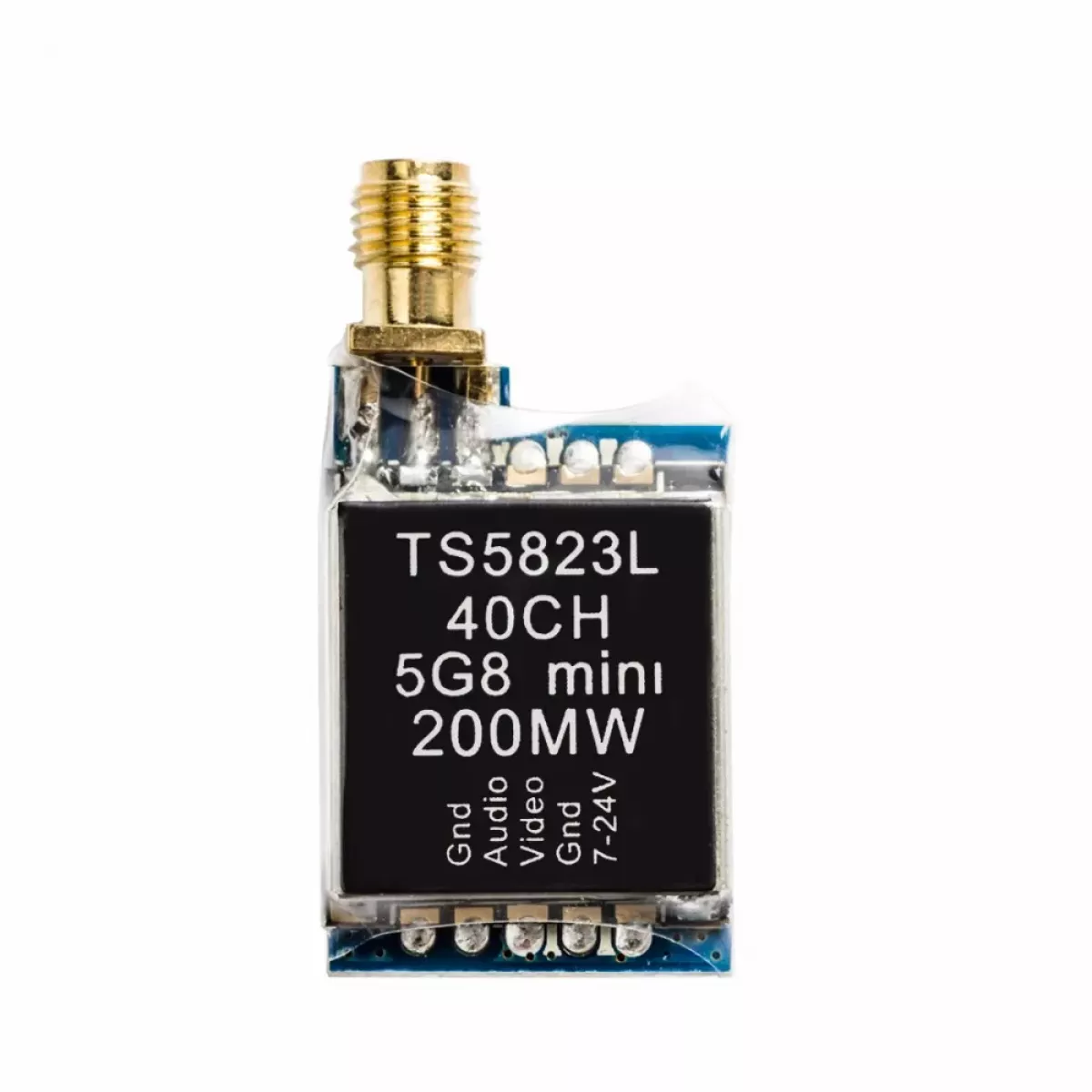 Передатчик AKK TS5823L/TS5828L VTX 5.8G AV, аудио/видео, RP-SMA, для мини FPV квадрокоптера Передатчик AKK TS5823L/TS5828L VTX 5.8G AV, аудио/видео, RP-SMA, для мини FPV квадрокоптера