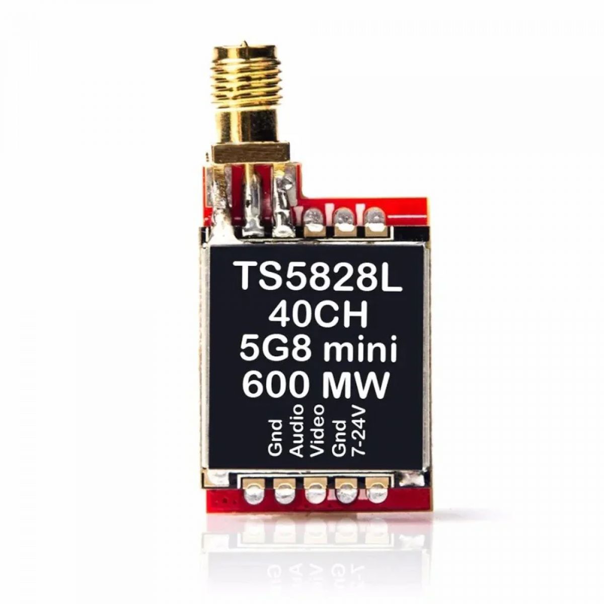 Передатчик AKK TS5823L/TS5828L VTX 5.8G AV, аудио/видео, RP-SMA, для мини FPV квадрокоптера Передатчик AKK TS5823L/TS5828L VTX 5.8G AV, аудио/видео, RP-SMA, для мини FPV квадрокоптера