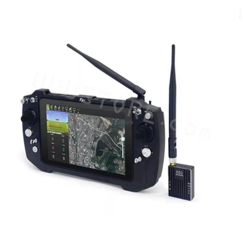 T21 FPV портативная наземная станция 30КМ, 8" IPS, Dual Link P900 900МГц, система ДУ для дрона
