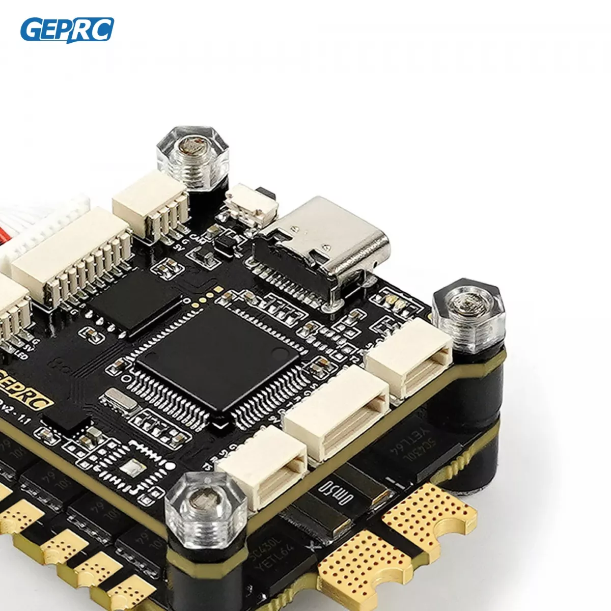 Полётный контроллер и 4-в-1 ESC GEPRC TAKER F405 BLS 60A STACK для FPV дронов Полётный контроллер и 4-в-1 ESC GEPRC TAKER F405 BLS 60A STACK для FPV дронов