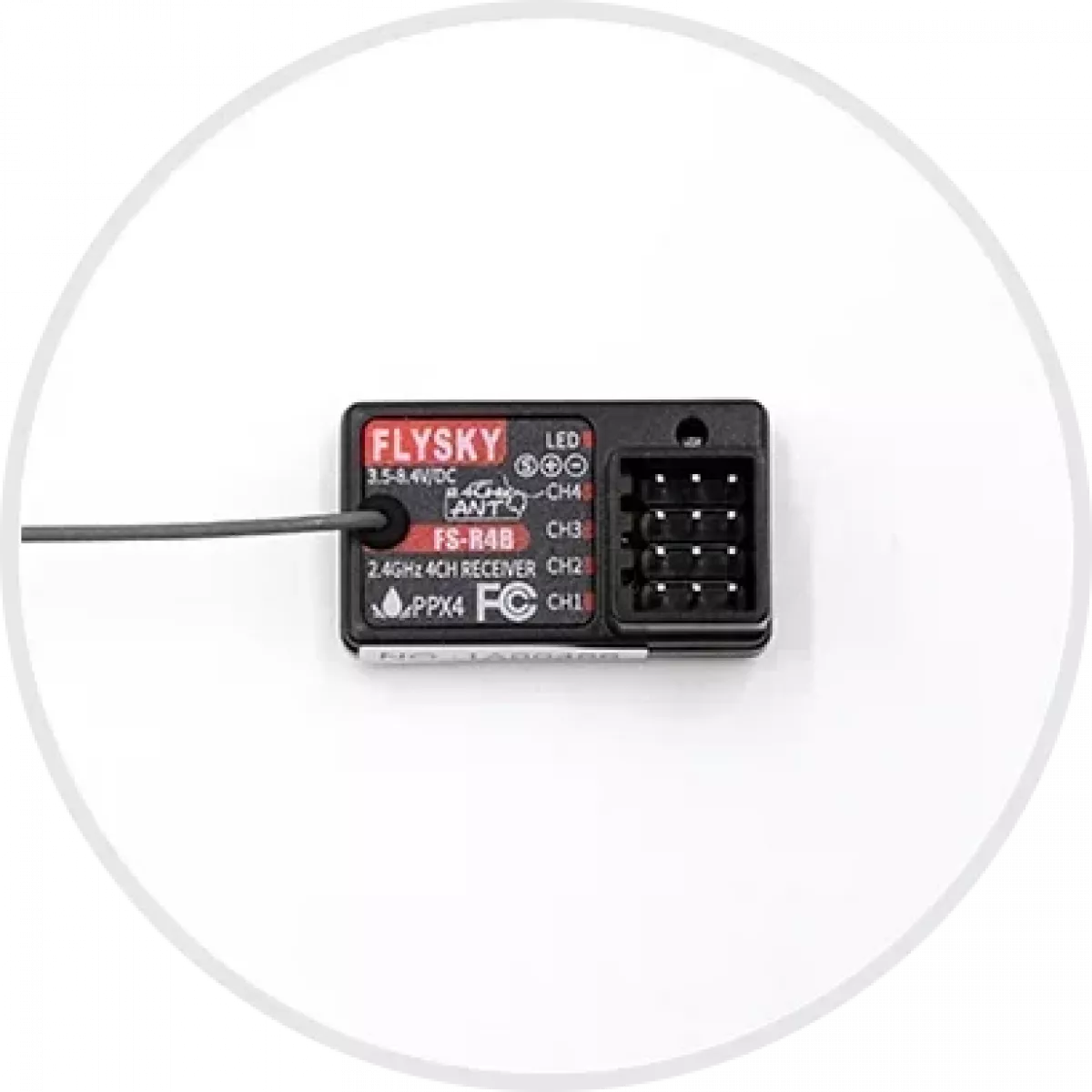 Приёмник Flysky 2.4G ANT PWM, одиночная антенна, совместим с FS-G7P G4P ST8, модели FS-R7V и др. Приёмник Flysky 2.4G ANT PWM, одиночная антенна, совместим с FS-G7P G4P ST8, модели FS-R7V и др.