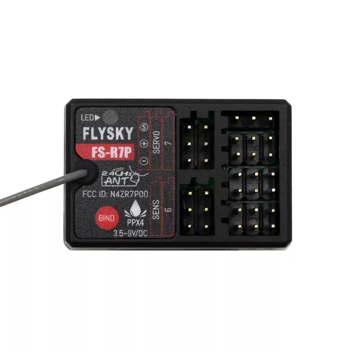 Приёмник Flysky 2.4G ANT PWM, одиночная антенна, совместим с FS-G7P G4P ST8, модели FS-R7V и др. Приёмник Flysky 2.4G ANT PWM, одиночная антенна, совместим с FS-G7P G4P ST8, модели FS-R7V и др.