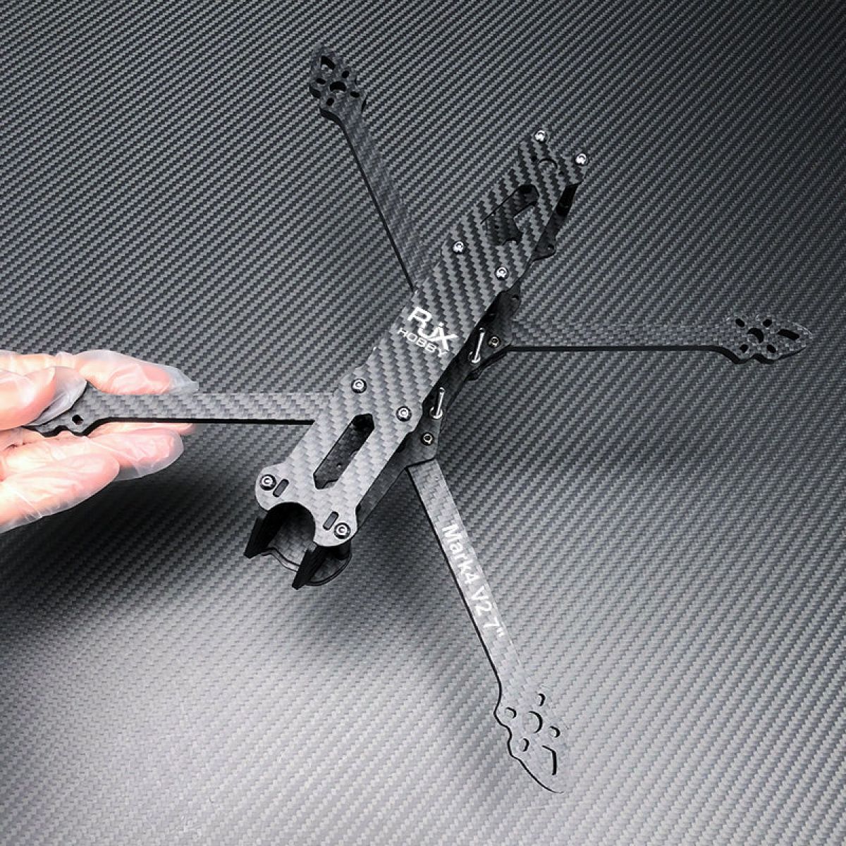 Карбоновая рама RJXHobby Mark4 V2 295мм, твилл, матовая, 7" для FPV-дрона Racing Карбоновая рама RJXHobby Mark4 V2 295мм, твилл, матовая, 7" для FPV-дрона Racing