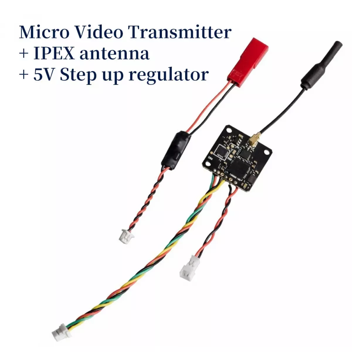 AKK NANo3/X5 VTX — 5.8ГГц, 40 каналов, 25–200 мВт, micro FPV передатчик, IPEX, стандартный кабель AKK NANo3/X5 VTX — 5.8ГГц, 40 каналов, 25–200 мВт, micro FPV передатчик, IPEX, стандартный кабель
