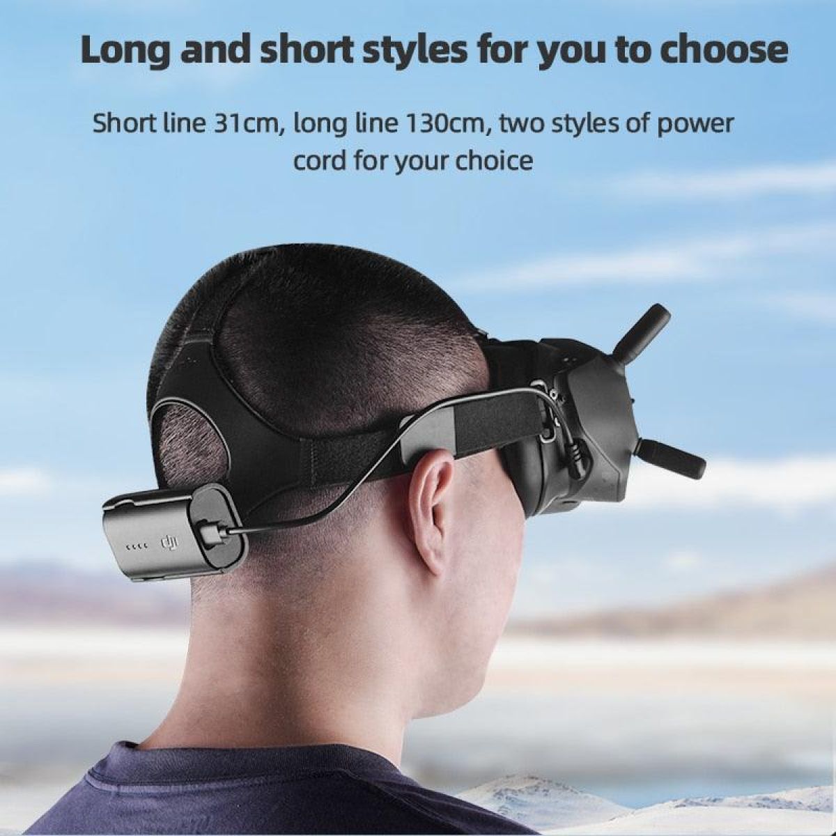 Кабель питания 30/130CM для DJI FPV Goggles 2/V2 — Быстрая зарядка для FPV очков 2/V2 Кабель питания 30/130CM для DJI FPV Goggles 2/V2 — Быстрая зарядка для FPV очков 2/V2