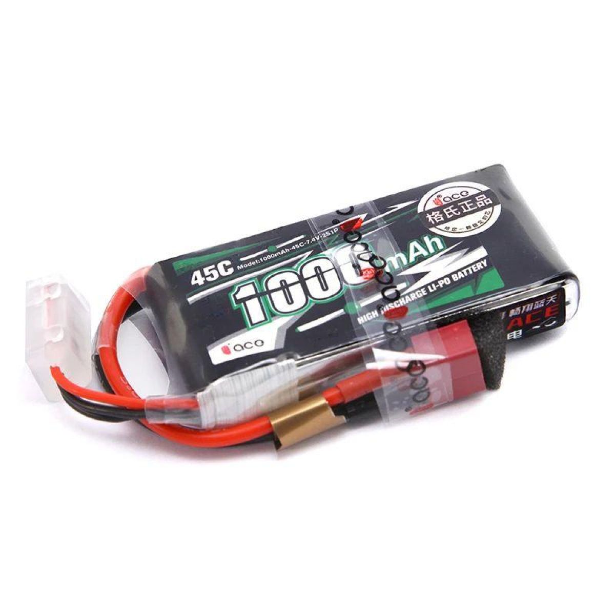 Аккумулятор Gens ACE LiPo 2S 7.4В 800–4000мАч 30C/45C с разъемом T/XT60 Аккумулятор Gens ACE LiPo 2S 7.4В 800–4000мАч 30C/45C с разъемом T/XT60
