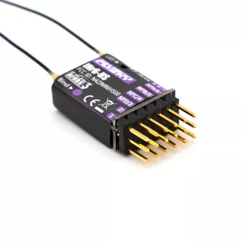 Приёмник FlySky INr6-HS 2.4ГГц 6 каналов с датчиком высоты, совместим с PL18 для планеров и дронов