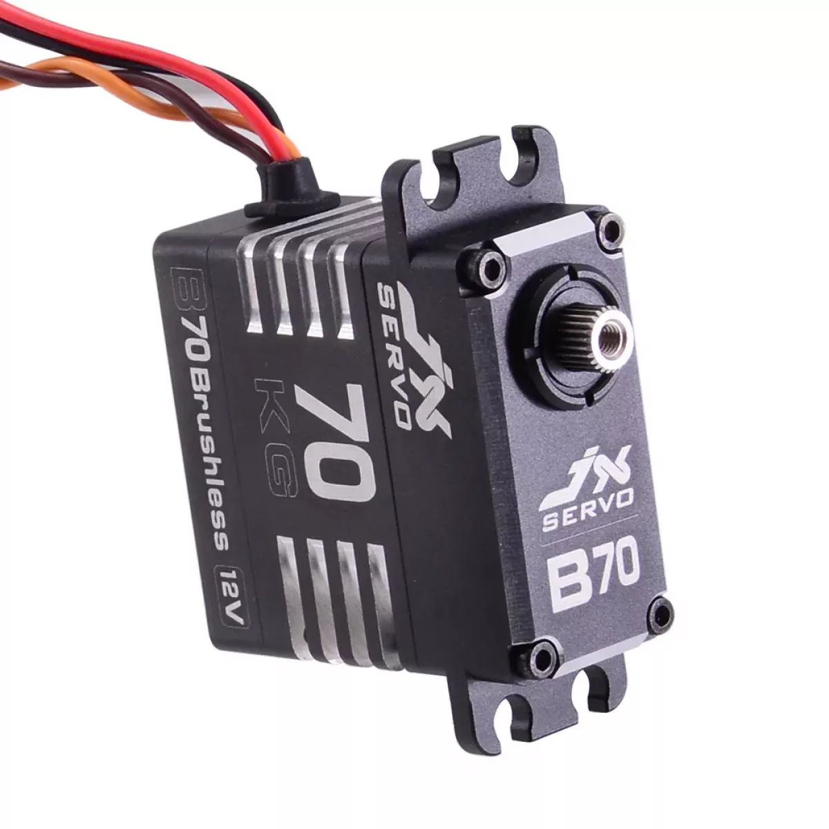 JX Servo B70 – 12В 72КГ, полностью металлический бесщёточный серво для RC гоночных дронов JX Servo B70 – 12В 72КГ, полностью металлический бесщёточный серво для RC гоночных дронов
