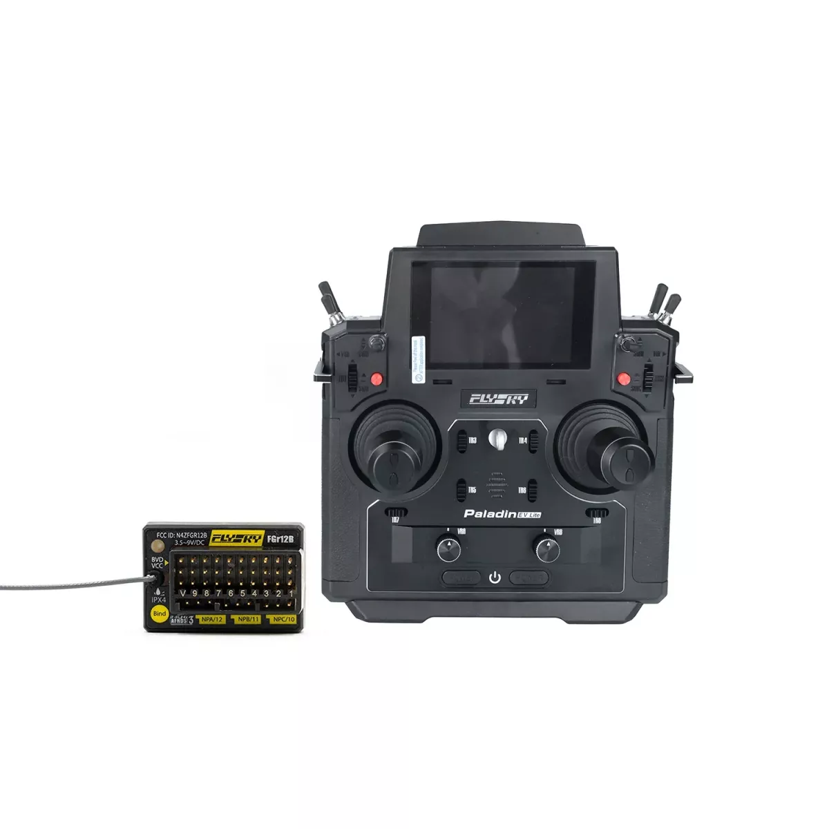 Flysky PL18 EV Lite — радиопередатчик с приёмником FGR12B для моделей кораблей и самолётов Flysky PL18 EV Lite — радиопередатчик с приёмником FGR12B для моделей кораблей и самолётов