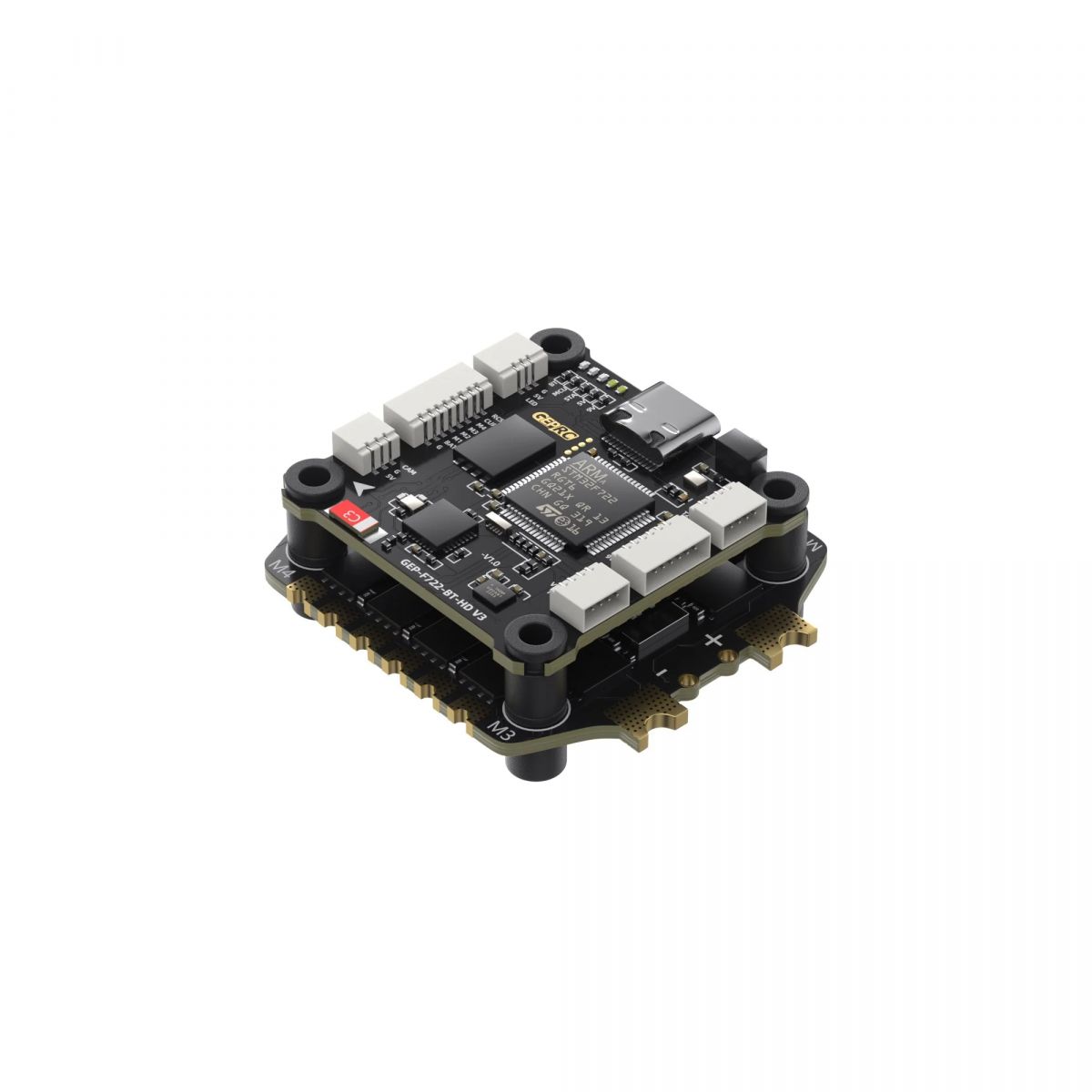 GEPRC TAKER F722 BT 65A FPV стек – F722 полетный контроллер, 512MB Blackbox, Bluetooth, 8S ESC 4в1 GEPRC TAKER F722 BT 65A FPV стек – F722 полетный контроллер, 512MB Blackbox, Bluetooth, 8S ESC 4в1