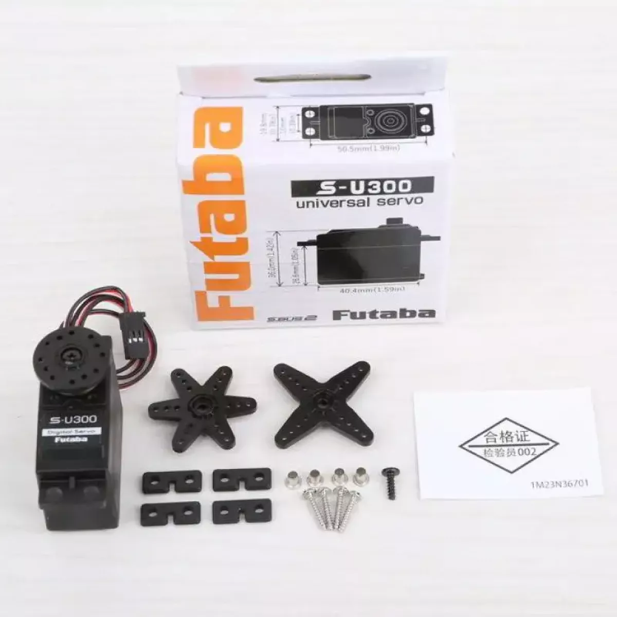 Цифровой сервопривод Futaba S-u300, поддержка S.bus2, 0.19с, 4.5кг, замена 3003/3001 Цифровой сервопривод Futaba S-u300, поддержка S.bus2, 0.19с, 4.5кг, замена 3003/3001