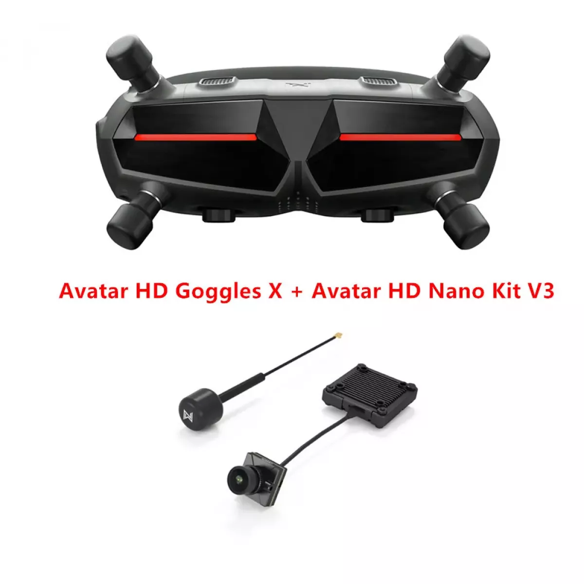 Очки Walksnail Avatar HD Goggles X с комплектом Avatar HD Kit V2 / Pro / Nano V3 / Mini 1s Combo Очки Walksnail Avatar HD Goggles X с комплектом Avatar HD Kit V2 / Pro / Nano V3 / Mini 1s Combo