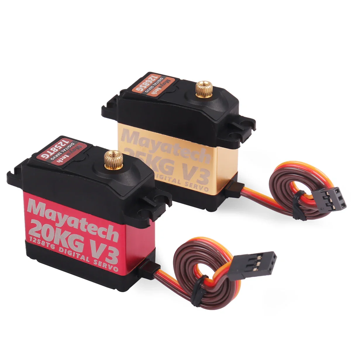 Mayatech 1258TG V3 20КГ Серво — Влагозащитный цифровой серводвигатель с металлическими шестернями Mayatech 1258TG V3 20КГ Серво — Влагозащитный цифровой серводвигатель с металлическими шестернями