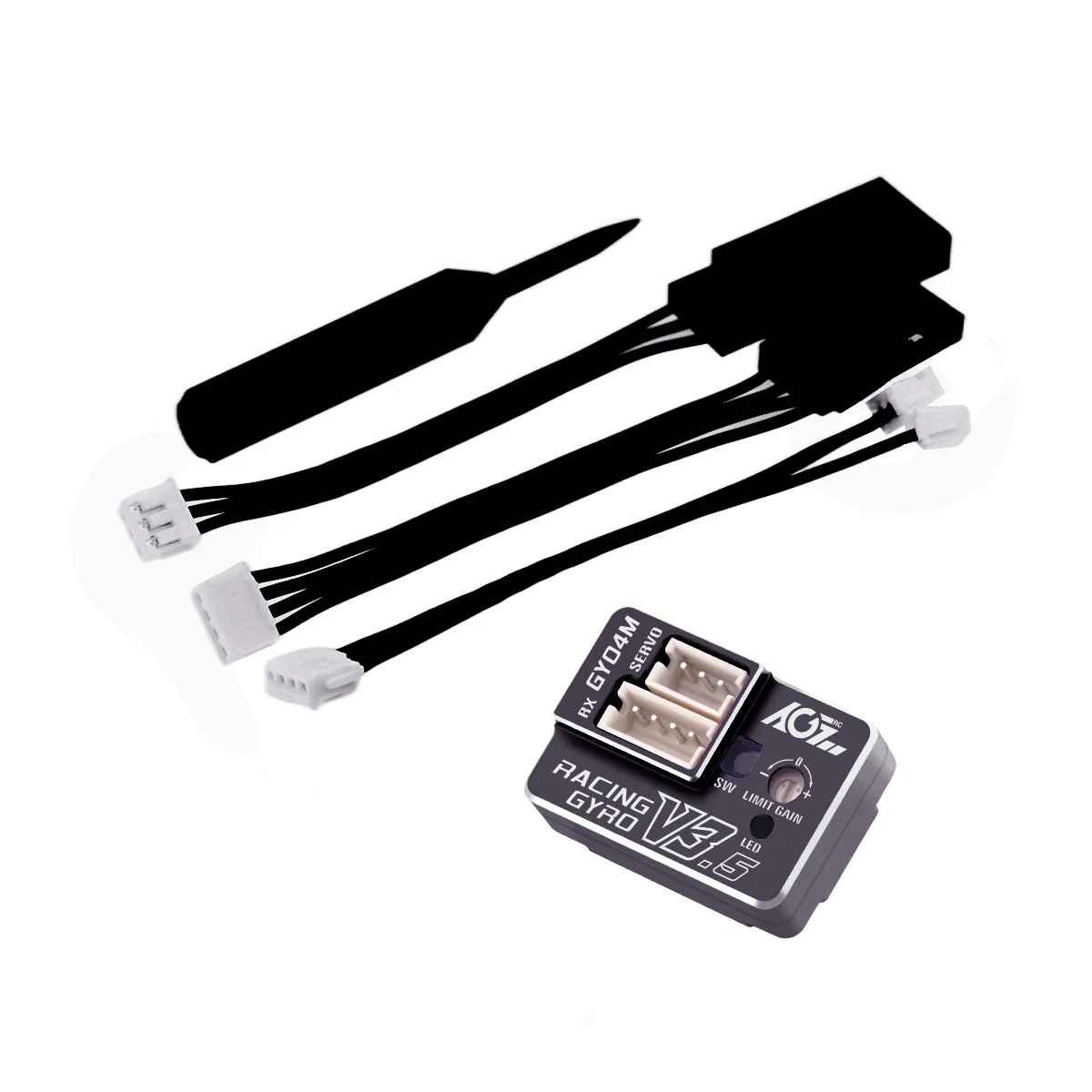 AGFRC GY01 гироскоп для RC дрифт и F1, алюминиевый корпус, регулируемая чувствительность AGFRC GY01 гироскоп для RC дрифт и F1, алюминиевый корпус, регулируемая чувствительность