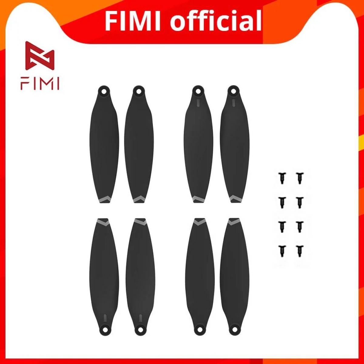Оригинальные пропеллеры FIMI X8 Mini — 8 шт, запасные части, быстросъемные CW/CCW для квадрокоптера Оригинальные пропеллеры FIMI X8 Mini — 8 шт, запасные части, быстросъемные CW/CCW для квадрокоптера