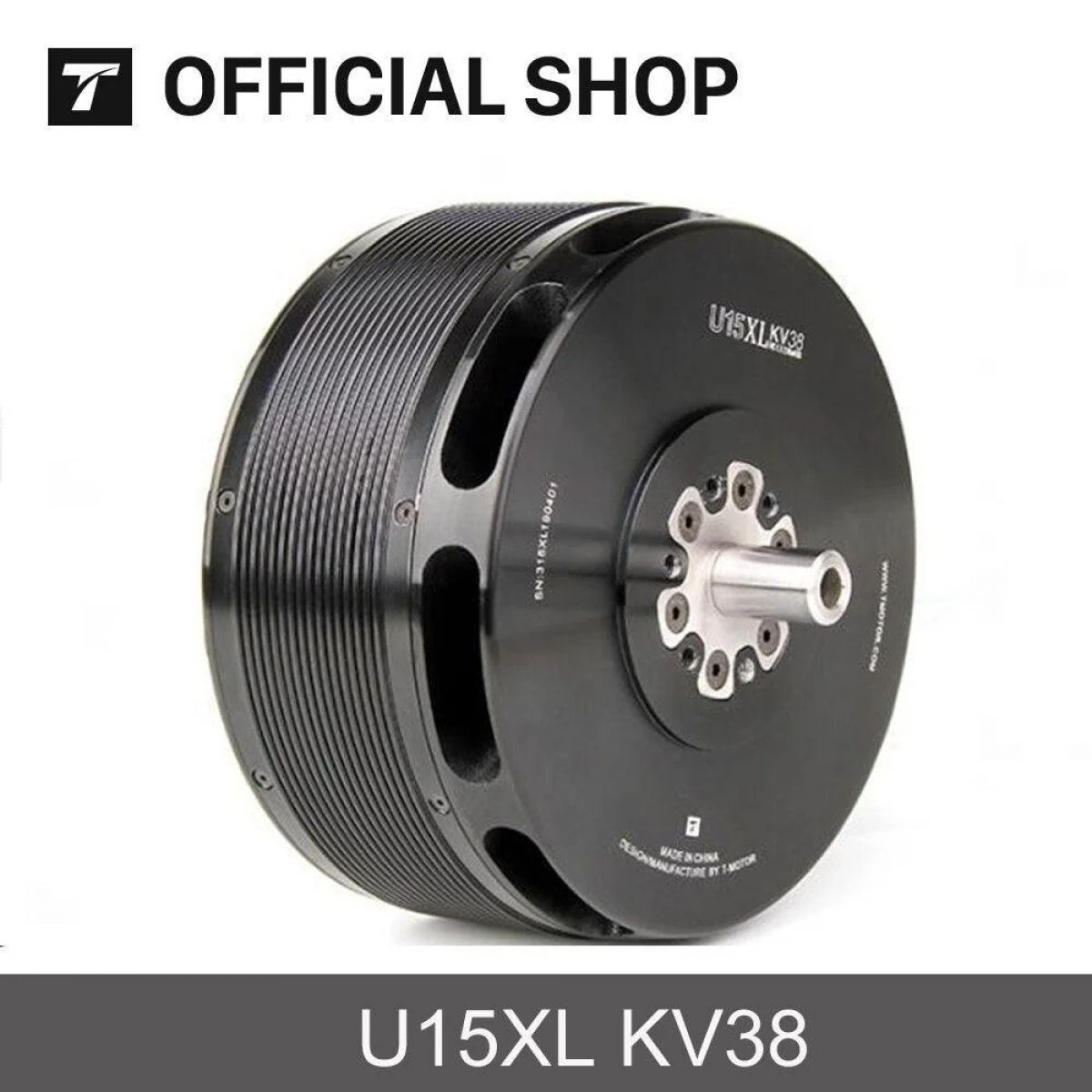 Бесщёточный мотор T-MOTOR U15XL KV38, 100 кг тяги, 23 кВт, 100В для тяжёлых мультикоптеров Бесщёточный мотор T-MOTOR U15XL KV38, 100 кг тяги, 23 кВт, 100В для тяжёлых мультикоптеров