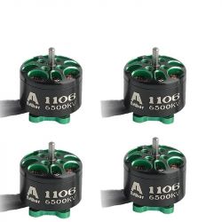 Бесколлекторный мотор Flash Hobby Arthur 1106 6500KV для FPV дрона 2S 3S Racing