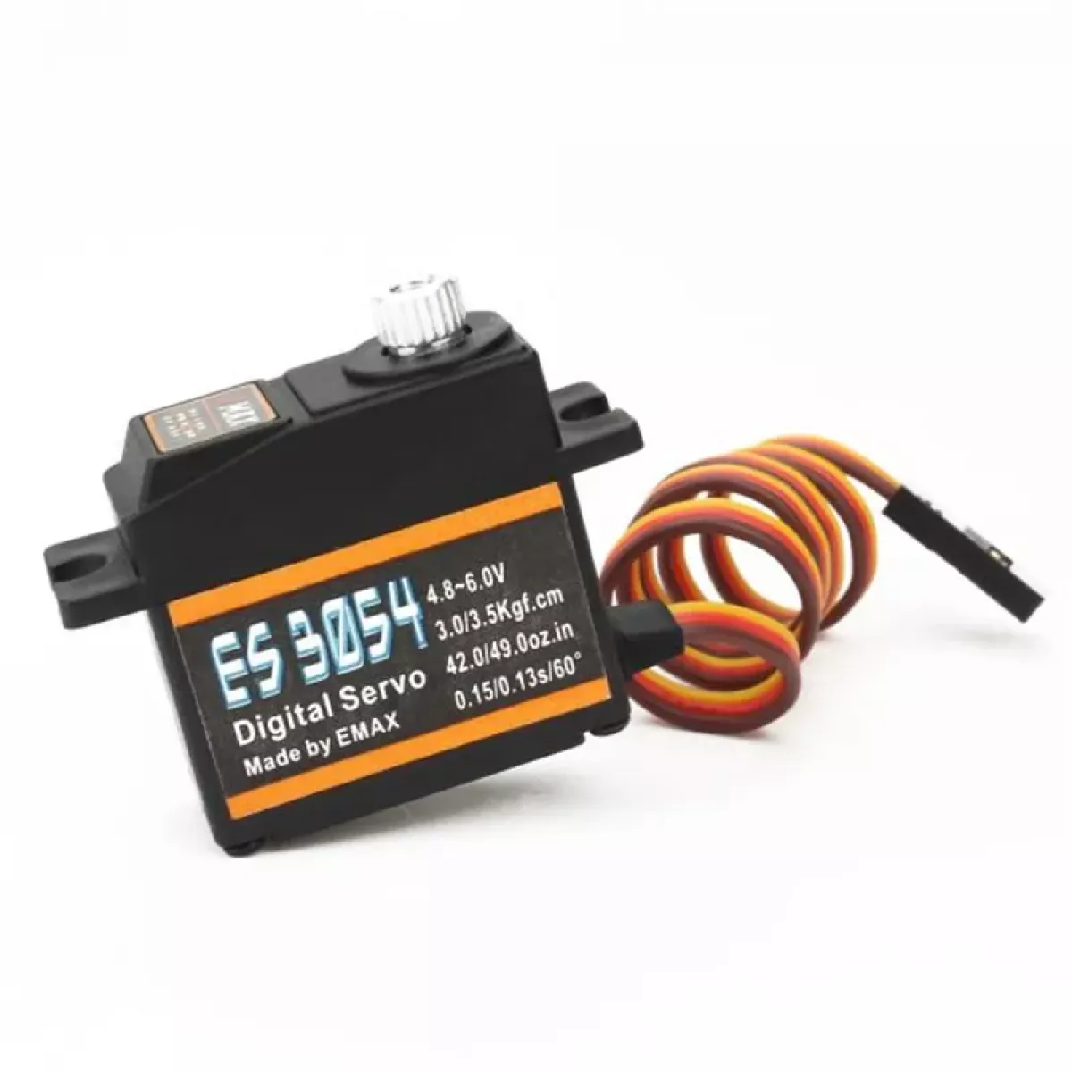 Emax ES3054 — цифровой серво с металлическими шестернями 17г 3,5кг 0,13с 23T для RC самолетов Emax ES3054 — цифровой серво с металлическими шестернями 17г 3,5кг 0,13с 23T для RC самолетов
