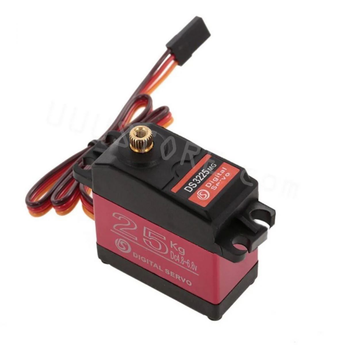 DSServo DS3225MG - серво 25КГ 6.8В 0.13с/60° 180° металл для РУ моделей и запчастей DSServo DS3225MG - серво 25КГ 6.8В 0.13с/60° 180° металл для РУ моделей и запчастей