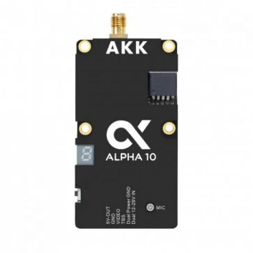 AKK Alpha 10 10W VTX – 5.8ГГц 80CH, Передатчик FPV, 10/7/5/3/1Вт, Smart Audio, Переключаемая мощность