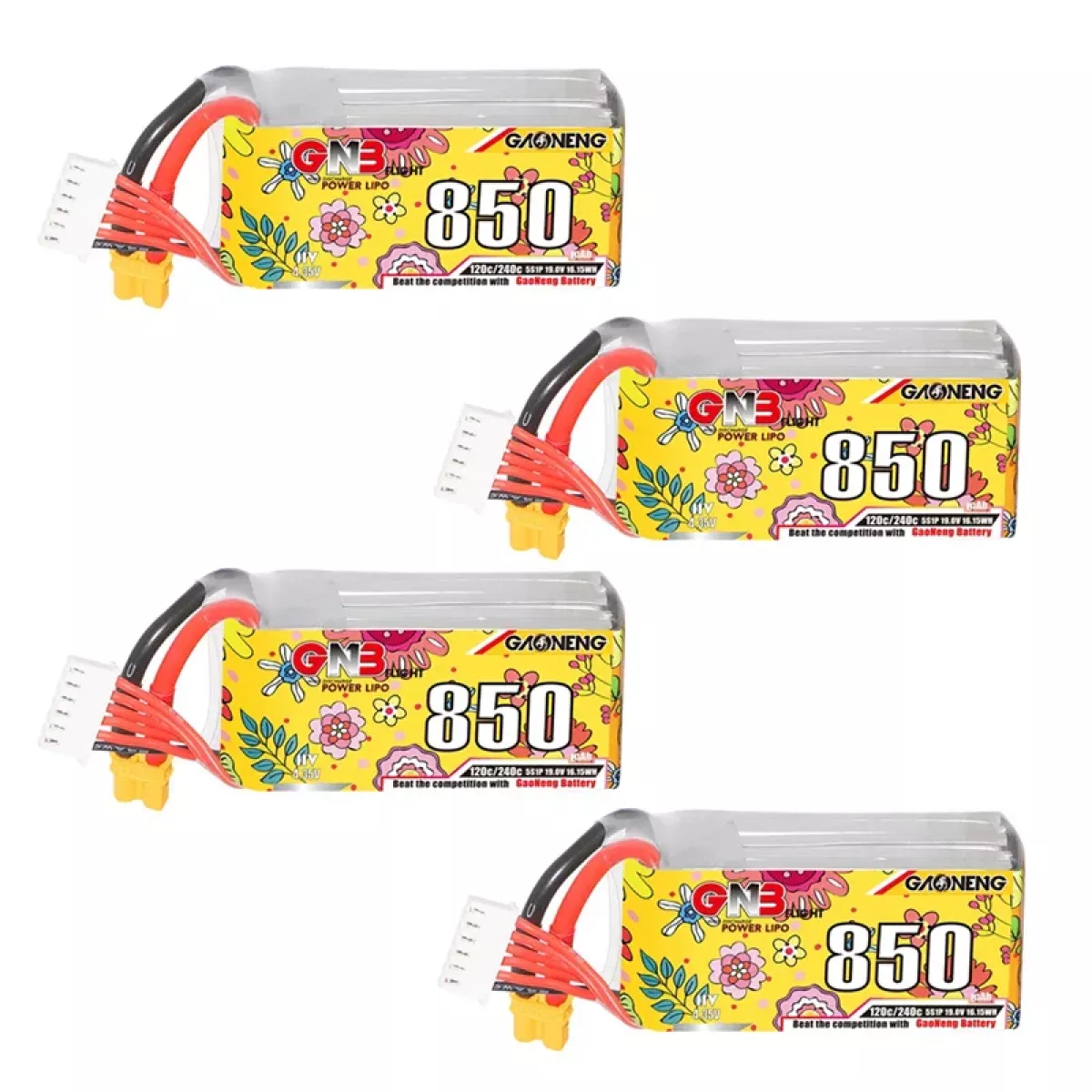 Аккумулятор GNB 5S 19.0V 850mAh 120C/240C LiPo для дрона с разъёмом XT30 Аккумулятор GNB 5S 19.0V 850mAh 120C/240C LiPo для дрона с разъёмом XT30