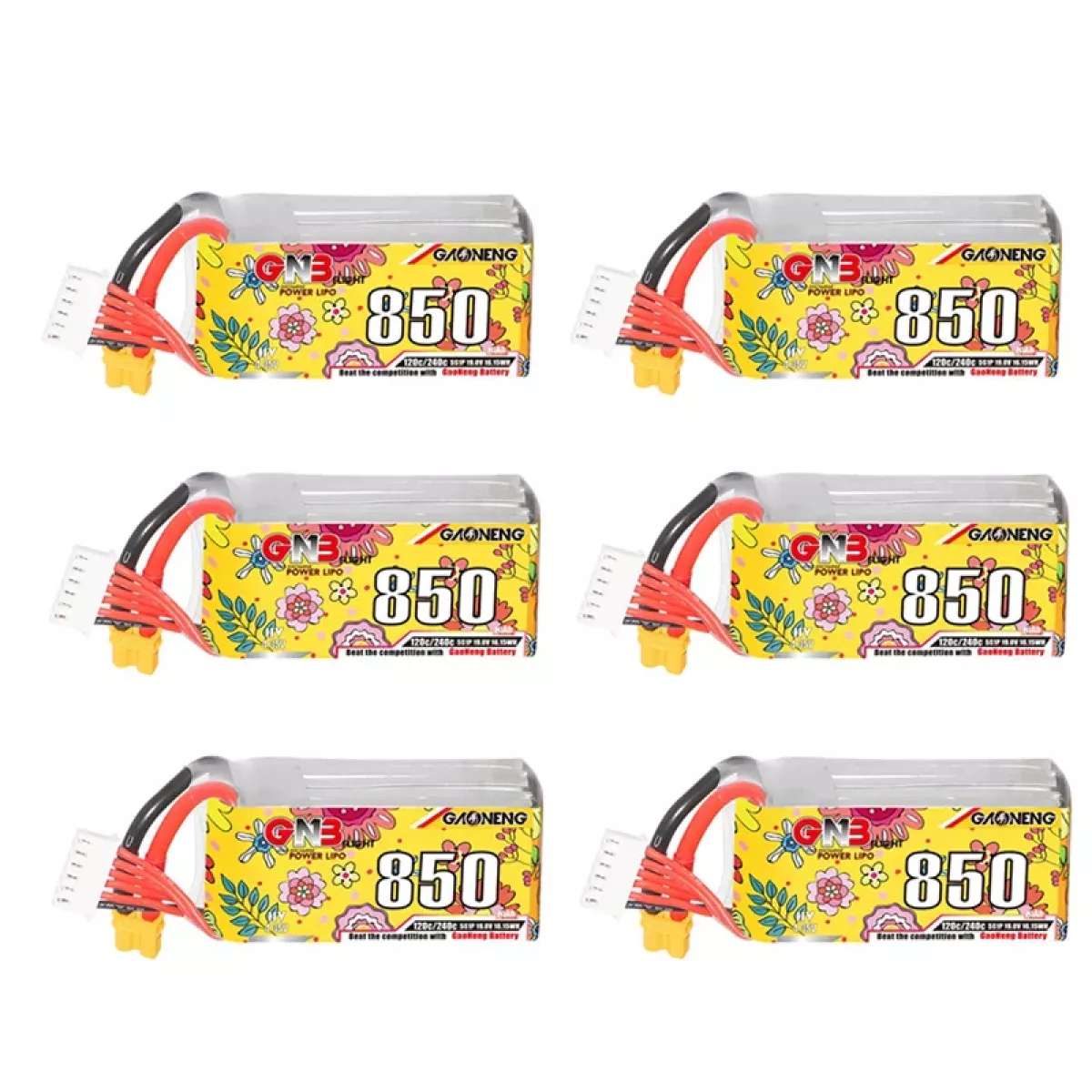 Аккумулятор GNB 5S 19.0V 850mAh 120C/240C LiPo для дрона с разъёмом XT30 Аккумулятор GNB 5S 19.0V 850mAh 120C/240C LiPo для дрона с разъёмом XT30