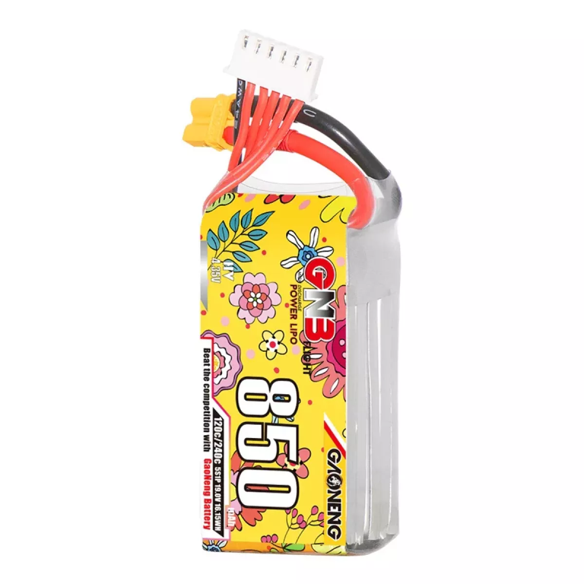 Аккумулятор GNB 5S 19.0V 850mAh 120C/240C LiPo для дрона с разъёмом XT30 Аккумулятор GNB 5S 19.0V 850mAh 120C/240C LiPo для дрона с разъёмом XT30