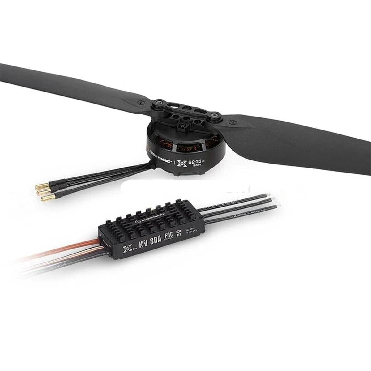 Набор Hobbywing XRotor PRO 6215 180KV + 2388 пропеллер + 80A HV FOC V4 ESC для агродронов RTF CW/CCW Набор Hobbywing XRotor PRO 6215 180KV + 2388 пропеллер + 80A HV FOC V4 ESC для агродронов RTF CW/CCW