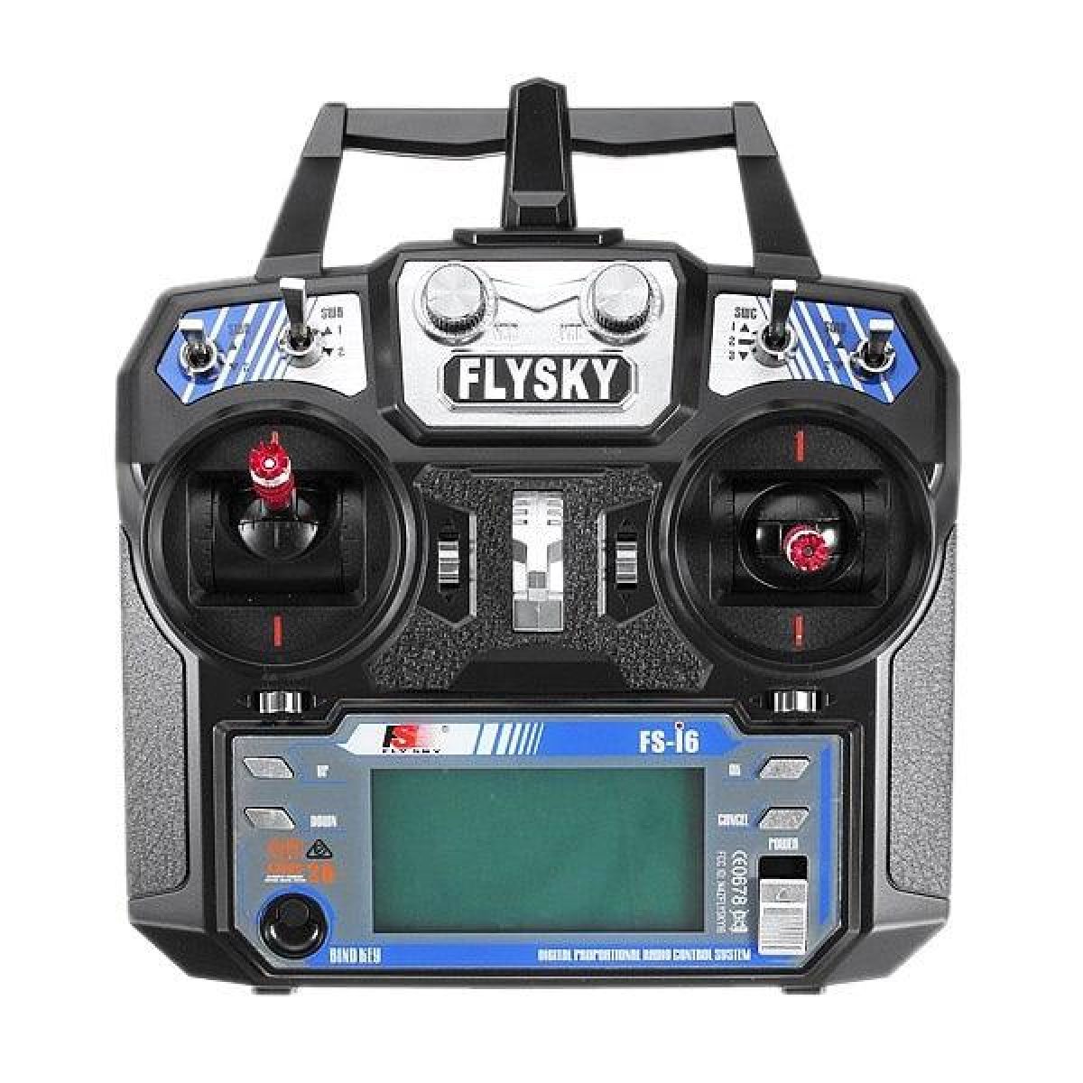 FlySky i6 FS-i6 2.4G 6CH AFHDS радиопередатчик для FPV дрона, без приёмника FlySky i6 FS-i6 2.4G 6CH AFHDS радиопередатчик для FPV дрона, без приёмника
