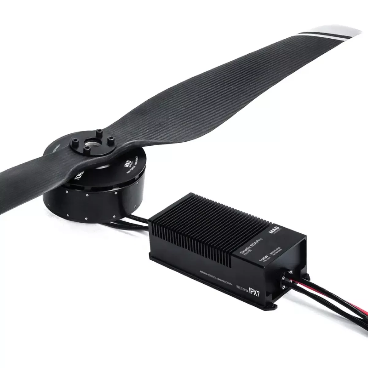 Комплект лучей MAD HB30-47.5X18 для дрона, 30KG тяга, 17KW, 80A ESC, VTOL/грузовой мультикоптер Комплект лучей MAD HB30-47.5X18 для дрона, 30KG тяга, 17KW, 80A ESC, VTOL/грузовой мультикоптер