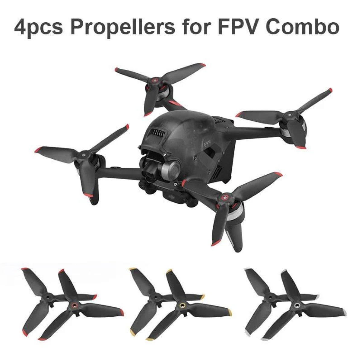4 шт. пропеллеров 5328S для DJI FPV Combo — запасные лопасти, быстрое крепление, аксессуары 4 шт. пропеллеров 5328S для DJI FPV Combo — запасные лопасти, быстрое крепление, аксессуары